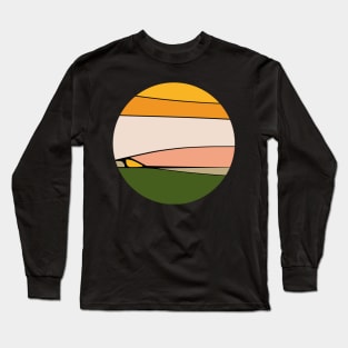 Original abstract modern minimalist design art Long Sleeve T-Shirt